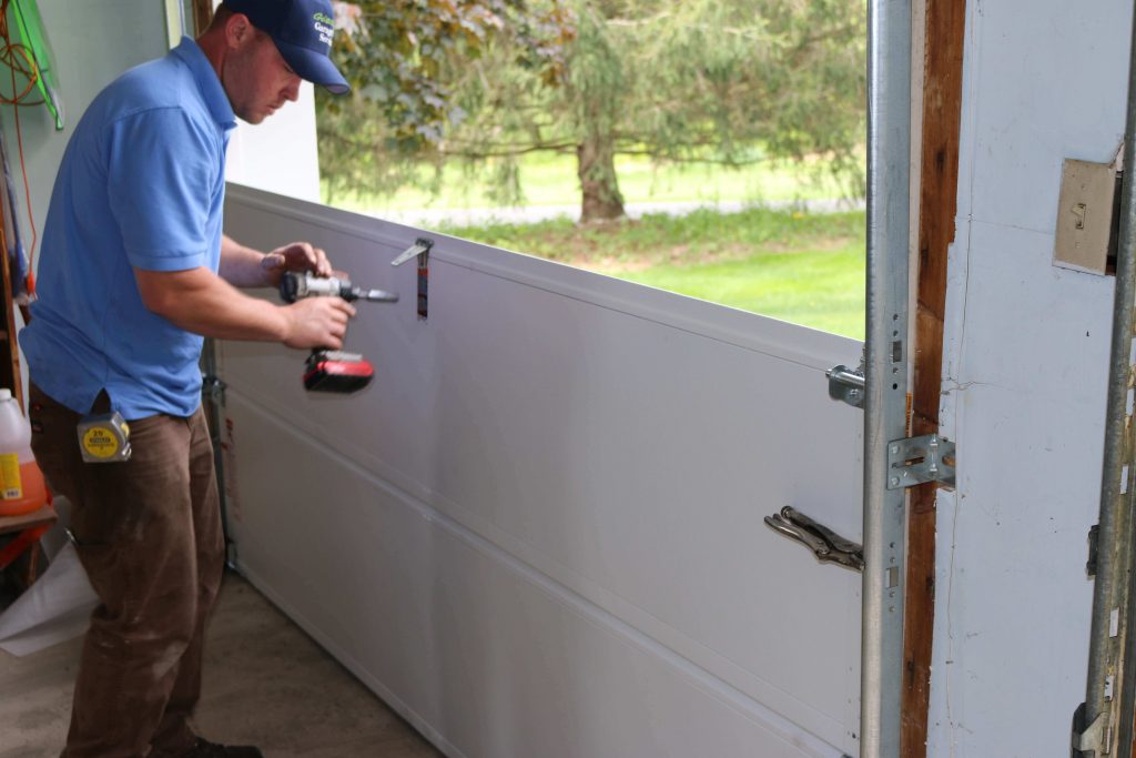 Unique Garage Door Installation Images for Small Space